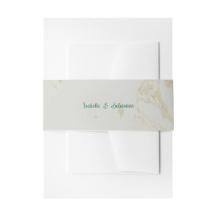 Bandeau De Faire-part Ceinture de grossesse de mariage vert sauge Eucaly