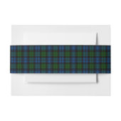 Bandeau De Faire-part Ceinture ventrale tartan écossais Campbell (Devant Example)
