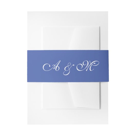 Bandeau De Faire-part "Celebration Blue" (Devant example)