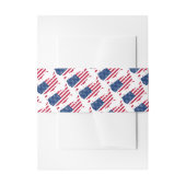 Bandeau De Faire-part Célébration de mariage US AMÉRIQUE Jean 3:16 (Devant example)