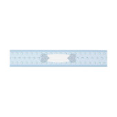Bandeau De Faire-part Céramique Lace Bleu clair (Plat)