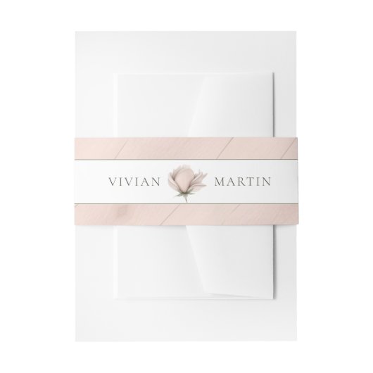 Bandeau De Faire-part Chaleur d'hiver Single Floral Classic (Devant example)