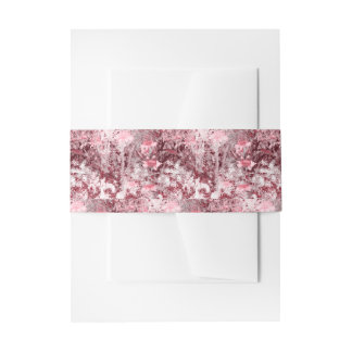 Bandeau De Faire-part Champ de fleurs sauvages Impressionnisme-Mauve
