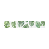 Bandeau De Faire-part Cheese Plant Leaf Invitation Belly Band (Plat)
