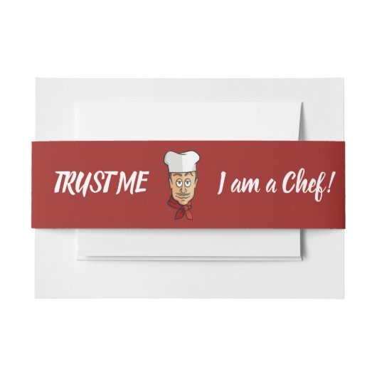 Bandeau De Faire-part Chef (Devant Example)