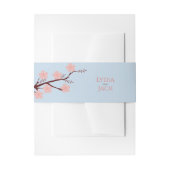 Bandeau De Faire-part Cherry Blossom Mariage à thème (Devant example)