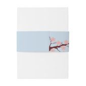 Bandeau De Faire-part Cherry Blossom Mariage à thème (Dos Example)