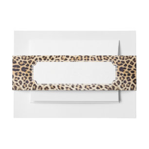 Bandeau De Faire-part Cheveux de léopard