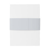 Bandeau De Faire-part Chic Script Future M. Mme Ice Blue Mariage (Dos Example)