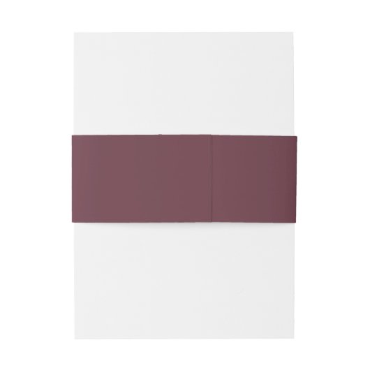 Bandeau De Faire-part Chic Script Future M. Mme Mariage Date Bourgogne (Dos Example)