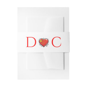 Bandeau De Faire-part Chine Mariage de couple