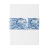 Bandeau De Faire-part Chinoiserie Motif Mariage ID1094 (Dos Example)