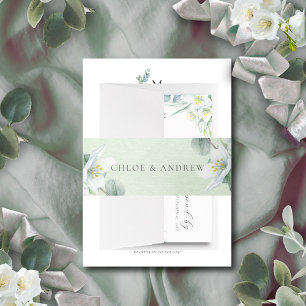 Bandeau De Faire-part Chloe Simple Elegant Mariage de verdure