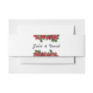 Bandeau De Faire-part Christmas Faire-part de mariage Belly Band