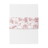 Bandeau De Faire-part Christmas Party Chinoiserie (Dos Example)