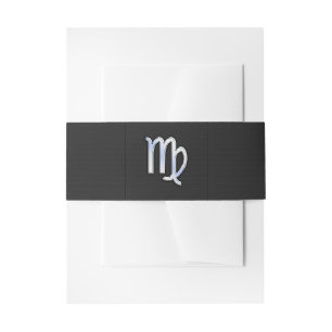 Bandeau De Faire-part Chrome Comme Virgo Zodiac Connexion peau de serpen