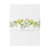 Bandeau De Faire-part Citrons méditerranéens (Dos Example)