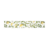 Bandeau De Faire-part Citrons Vert Aquarelle Jaune Vert (Plat)
