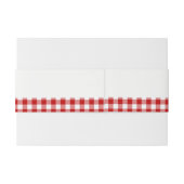 Bandeau De Faire-part Citrouille Owl & En vichy Baby shower (Dos exemple)