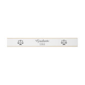 Bandeau De Faire-part Classic Gold Bordure Script Calligaphie Law Grad (Plat)