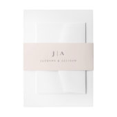 Bandeau De Faire-part Classic monogram wedding (Devant example)