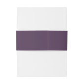 Bandeau De Faire-part Classique mariage violet (Dos Example)