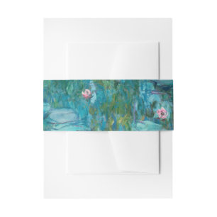 Bandeau De Faire-part Claude Monet Nymphéas Mariage