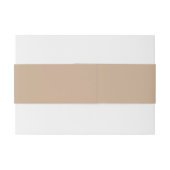Bandeau De Faire-part Coeurs de sable de plage (Dos exemple)