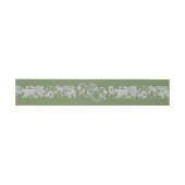 Bandeau De Faire-part Coeurs et Parties scintillant - Sage (Plat)