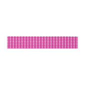 Bandeau De Faire-part Coincement rose sur (Plat)