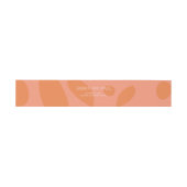 Bandeau De Faire-part Collage de couleurs modernes (Plat)