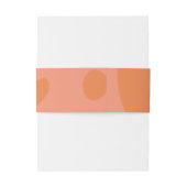Bandeau De Faire-part Collage de couleurs modernes (Dos Example)