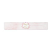 Bandeau De Faire-part Collection de Mariages floraux rose-printemps (Plat)