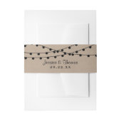 Bandeau De Faire-part Collection de Mariages Rustic Kraft (Devant example)