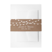 Bandeau De Faire-part Collection de Mariages Rustic Kraft (Devant example)