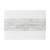 Bandeau De Faire-part Collection Nautique blanchie à la chaux Wood Beach (Dos exemple)