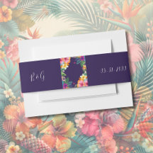 Coloré hawaïen tropical Mariage
