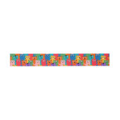 Bandeau De Faire-part Colorful cats (Plat)