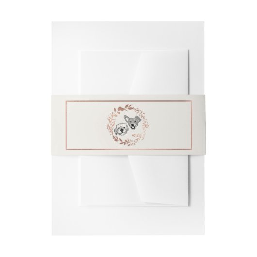 Bandeau De Faire-part Commande personnalisée Lindsey & Ray (Devant example)