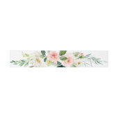 Bandeau De Faire-part Composition florale aquarelle rose saumon (Plat)
