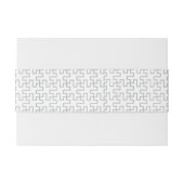 Bandeau De Faire-part Conception abstraite géométrique de plancher (Dos exemple)