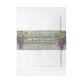 Bandeau De Faire-part Conseil en bois de thème de vignoble de groupe de (Devant example)