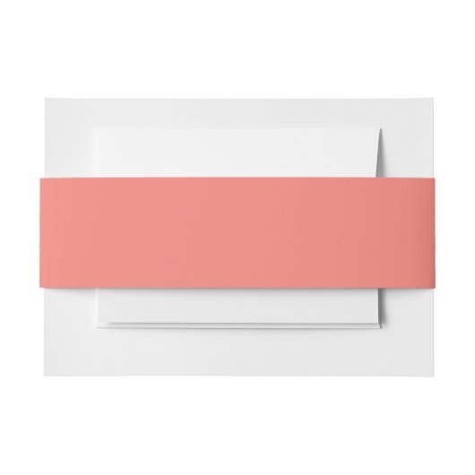 Bandeau De Faire-part Corail rose (Devant Example)