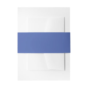 Bandeau De Faire-part Cornflower Blue Invitation Belly Band