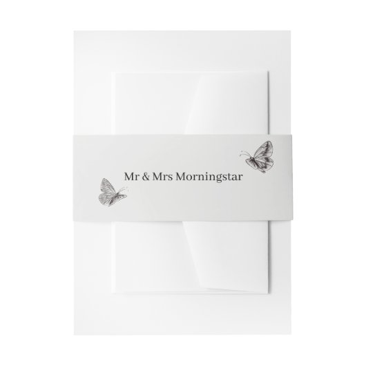 Bandeau De Faire-part Cornsilk neutre (Devant example)