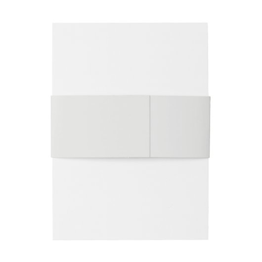 Bandeau De Faire-part Cornsilk neutre (Dos Example)