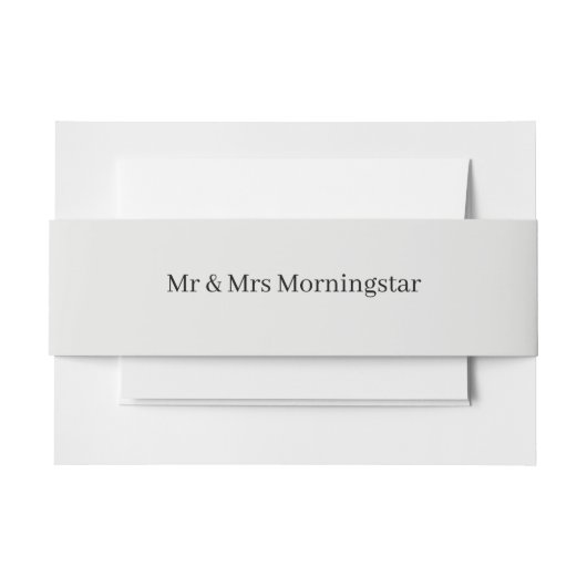 Bandeau De Faire-part Cornsilk neutre (Devant Example)