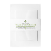 Bandeau De Faire-part Cosmetic Bar Soap Belly Band Étiquette Wrap Pepper (Devant example)