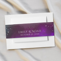 Cosmétique violet Turquoise Sun Moon Stars Mariage