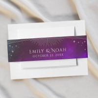 Cosmétique violet Turquoise Sun Moon Stars Mariage